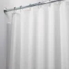 InterDesign 78 in. H x 54 in. W White Solid Shower Curtain Polyester (Pack of 4)