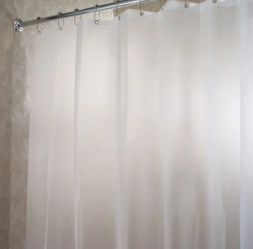 InterDesign 72 in. H x 78 in. W Frost Eva Shower Curtain Liner Vinyl (Pack of 4)