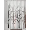 InterDesign 72 in. H x 72 in. W Multicolored Bare Trees Shower Curtain Polyester (Pack of 2)