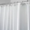 InterDesign 54 in. H x 78 in. W White Carlton Shower Curtain Polyester (Pack of 4)