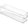 InterDesign 4 in. H x 4 in. W x 14.5 in. D Stackable Storage Bin (Pack of 6)