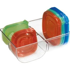 InterDesign Linus 3-3/4 in. H x 7-3/4 in. W x 11 in. D Lid Organizer