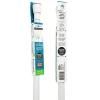 InterDesign Cameo Shower Curtain Rod 75 in. L White