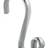 InterDesign Chrome Silver Metal Axis Shower Curtain Rings (Pack of 4)