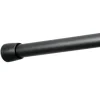 InterDesign Small Matte Black Finish Stainless Steel Cameo Constant Tension Rod 42 L x 1.8 Dia. in.