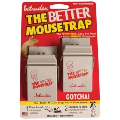 Intruder Reusable The Better Mouse Trap 8 L x 5 W x 2 H in.