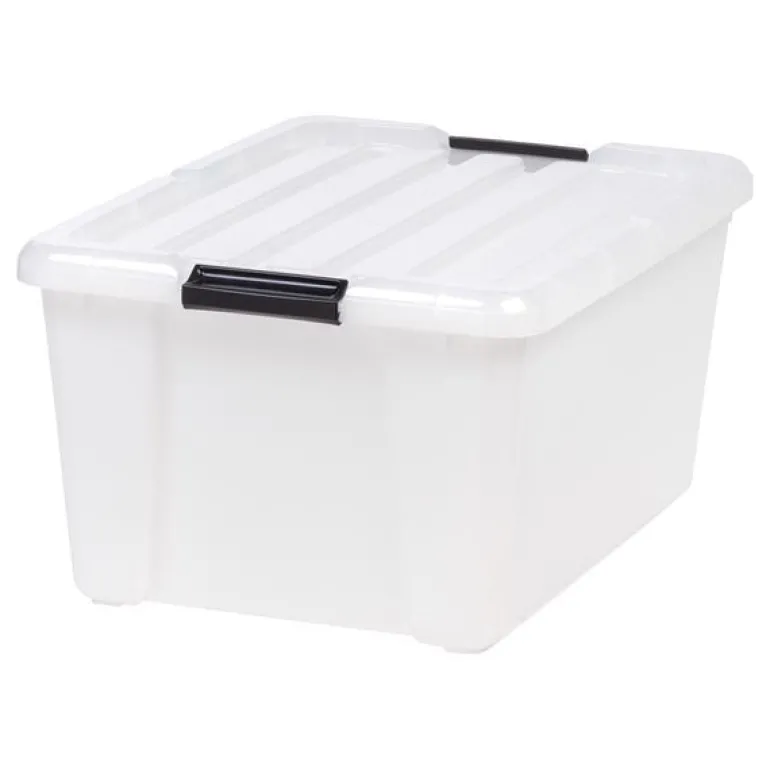 IRIS 10.70 in. H X 15.70 in. W X 21.65 in. D Stackable Storage Box (Pack of 6)