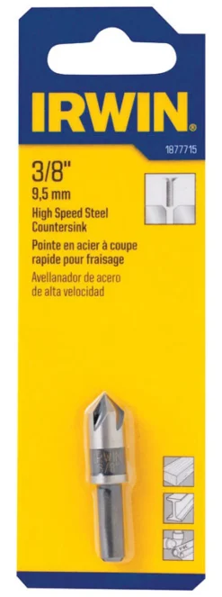 Irwin 3/8 in. D High Speed Steel Countersink 1 pc