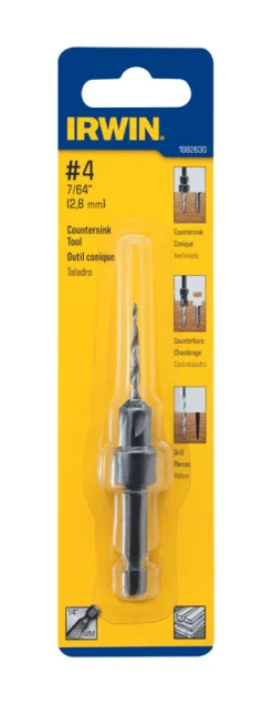 Irwin 7/64 in. D Steel Wood Countersink 1 pc