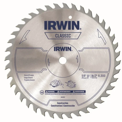 Irwin 10 in. D X 5/8 in. Classic Carbide Circular Saw Blade 60 teeth 1 pk