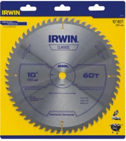 Irwin 10 in. D X 5/8 in. Classic Carbide Circular Saw Blade 60 teeth 1 pk