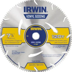 Irwin 7-1/4 in. D X 5/8 in. S Steel Circular Saw Blade 120 teeth (Pack of 10)