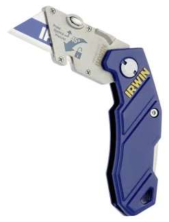 Irwin 8-9/16 in. Lockback Utility Knife Black 1 pk