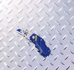 Irwin 8-9/16 in. Lockback Utility Knife Black 1 pk