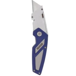 Irwin FK100 Folding 6.2 in. Lockback Utility Knife Blue 1 pk