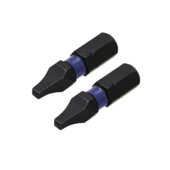 Irwin Impact Performance Series Square #1 X 1 in. L Impact Insert Bit S2 Tool Steel 2 pc