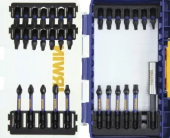 Irwin Impact Performance Series Assorted 1 in. L Impact Fastener Drive Set Steel 32 pc