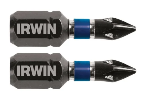 Irwin Impact Performance Series Phillips #1 X 1 in. L Insert Bit S2 Tool Steel 2 pc