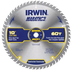 Irwin Marathon 10 in. D X 5/8 in. Carbide Miter and Table Saw Blade 60 teeth 1 pk