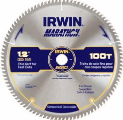 Irwin Marathon 12 in. D X 1 in. Carbide Circular Saw Blade 100 teeth 1 pk
