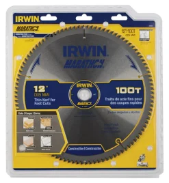 Irwin Marathon 12 in. D X 1 in. Carbide Circular Saw Blade 100 teeth 1 pk