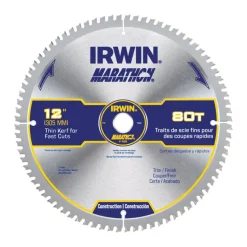 Irwin Marathon 12 in. D X 1 in. Carbide Circular Saw Blade 80 teeth 1 pk