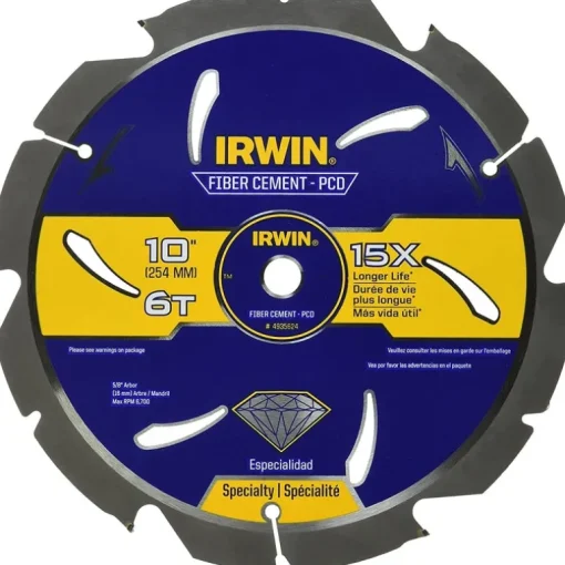 Irwin Marathon 10 in. D X 5/8 in. Steel Circular Saw Blade 6 teeth 1 pk