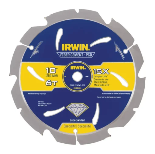 Irwin Marathon 10 in. D X 5/8 in. Steel Circular Saw Blade 6 teeth 1 pk