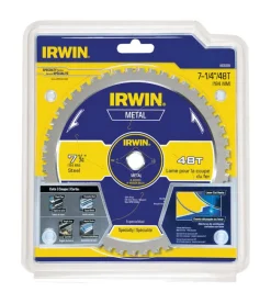 Irwin Marathon 7-1/4 in. D X 5/8 in. Steel Circular Saw Blade 48 teeth 1 pk