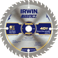 Irwin Marathon 6-1/2 in. D X 5/8 in. Carbide Circular Saw Blade 40 teeth 1 pk
