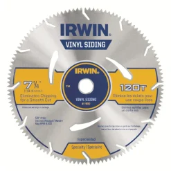 Irwin Marathon 7-1/4 in. D X 5/8 in. Steel Circular Saw Blade 120 teeth 1 pk