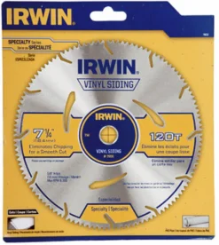 Irwin Marathon 7-1/4 in. D X 5/8 in. Steel Circular Saw Blade 120 teeth 1 pk