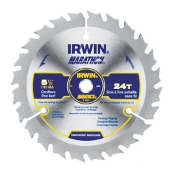 Irwin Marathon 5-1/2 in. D X 10 mm Carbide Circular Saw Blade 24 teeth 1 pk