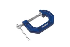 Irwin Quick-Grip 1 in. X 1-1/8 in. D Adjustable C-Clamp 900 lb