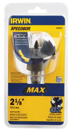 Irwin Speedbor 2-1/8 in. Hardened Steel 5 in. L Hole Cutter