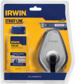 Irwin Strait-Line 4 oz Blue Classic Chalk and Reel Set 100 ft.
