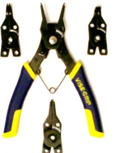 Irwin Vise-Grip 6 in. Steel Snap Ring Pliers