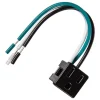 Jandorf 15 amps 125 V Black Outlet 1 pk