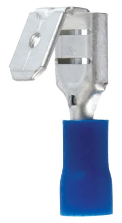 Jandorf 16-14 Ga. Insulated Wire Terminal Disconnect Blue 5 pk