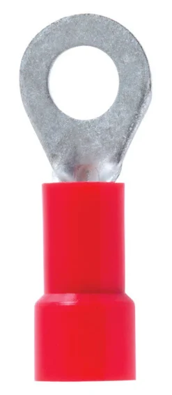 Jandorf 22-18 Ga. Insulated Wire Terminal Ring Red 5 pk