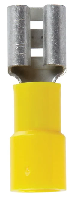 Jandorf 12-10 Ga. Insulated Wire Female Disconnect Yellow 5 pk