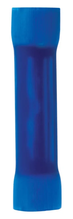 Jandorf 16-14 Ga. Insulated Wire Terminal Butt Splice Blue 5 pk
