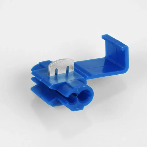 Jandorf 18-14 Ga. Insulated Wire Terminal Self-Stripping Blue 2 pk
