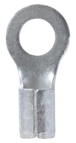 Jandorf 8 Ga. Insulated Wire Terminal Ring Silver 2 pk