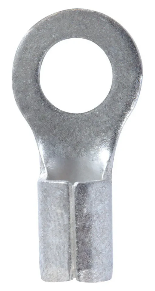 Jandorf 8 Ga. Insulated Wire Terminal Ring Silver 2 pk