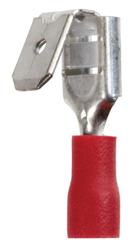 Jandorf 22-18 Ga. Insulated Wire Terminal Disconnect Red 5 pk
