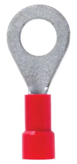 Jandorf 22-18 Ga. Insulated Wire Terminal Ring Red 5 pk
