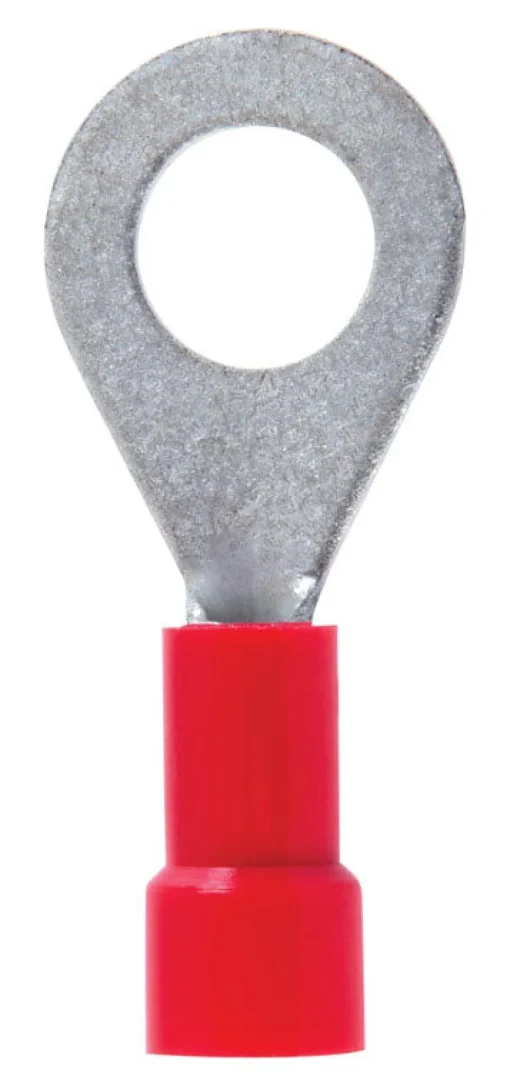 Jandorf 22-18 Ga. Insulated Wire Terminal Ring Red 5 pk