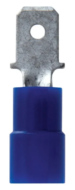 Jandorf 16-14 Ga. Insulated Wire Male Disconnect Blue 5 pk