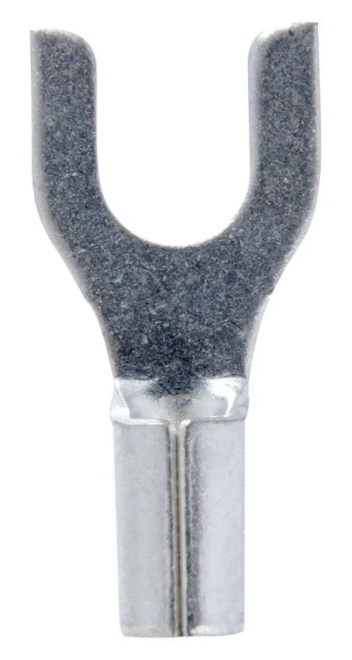 Jandorf 16-14 Ga. Uninsulated Wire Terminal Spade Silver 5 pk